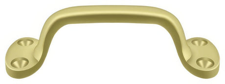 Deltana WP27U3 polished brass cabinet pull