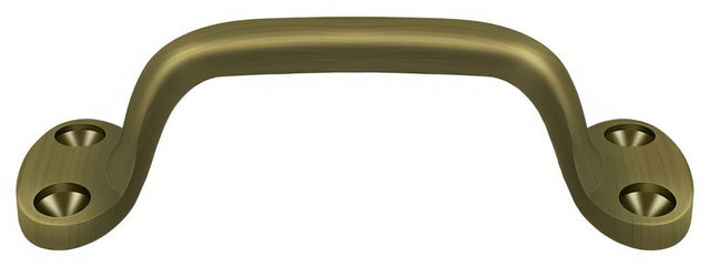 Deltana WP27U5 antique brass cabinet pull