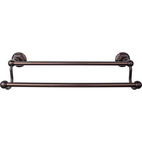 Top Knobs ED7ORBB TOP BATH (R) Edwardian Bath Double 20 1/2" Wall Mounted Towel Bar Oil Rubbed Bronze