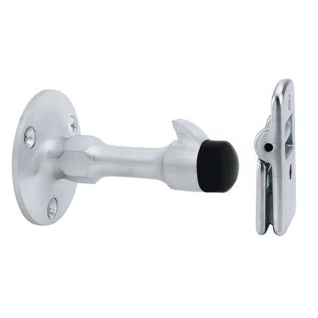 Ives WS2026D satin chrome door stop & holder