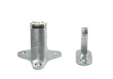 Ives WS4026D satin chrome wall door holder