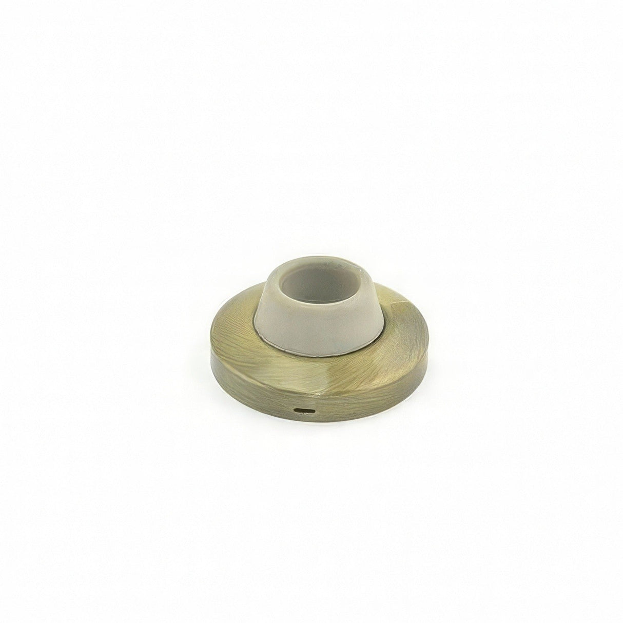 Ives WS406407CCV5 satin brass blackened wall door stop