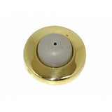 Ives WS406407CVX3 bright brass wall bumper