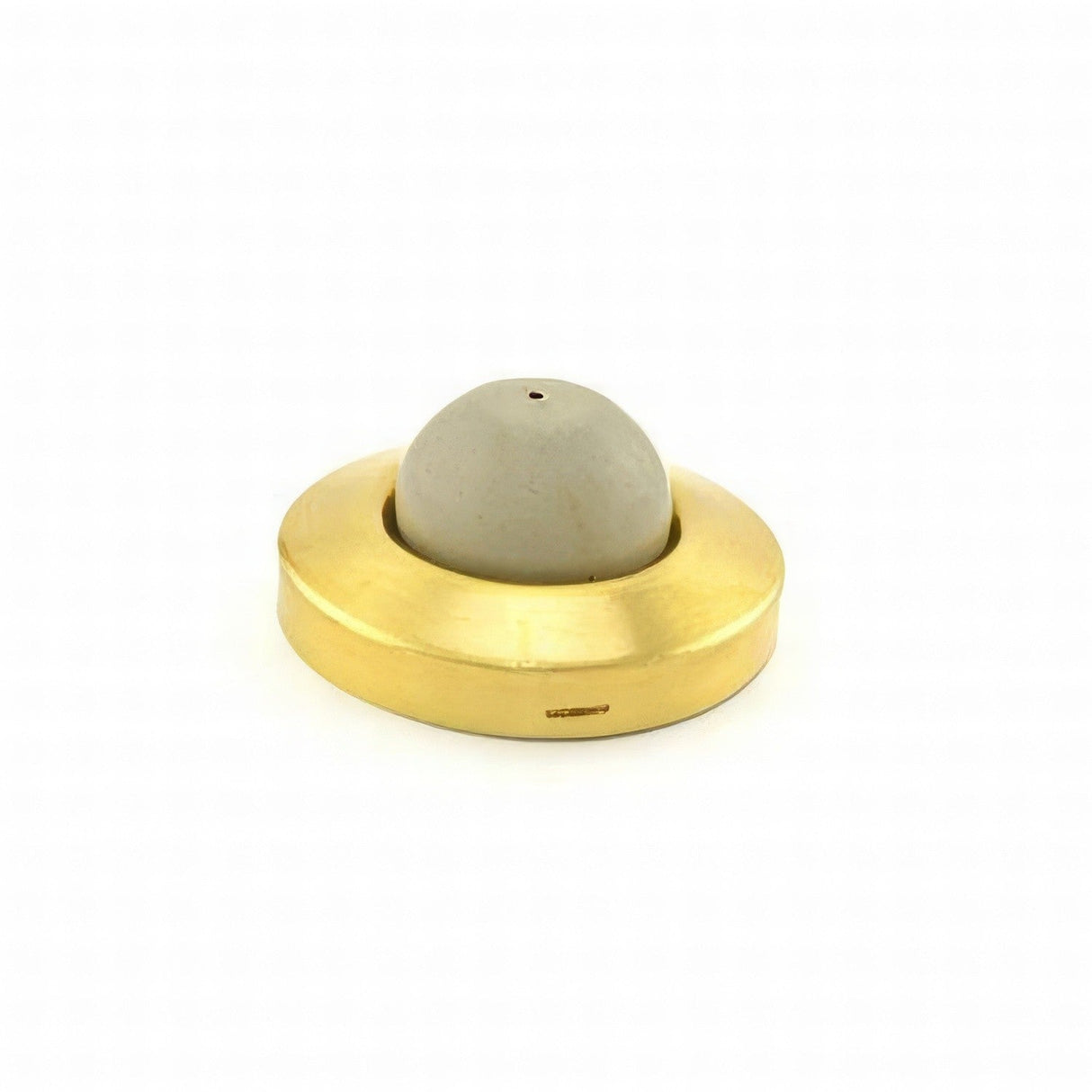 Ives WS406407CVX4 satin brass wall bumper