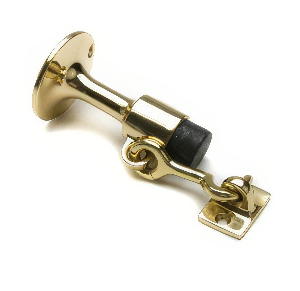 Ives WS4453 polished brass wall door stop