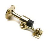 Ives WS4453 polished brass wall door stop