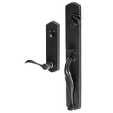 Sure-Loc WS507-SS FBL RH flat black single cylinder handleset