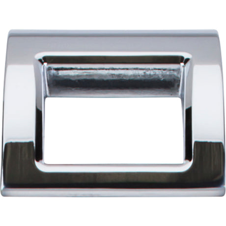 Top Knobs TK616PC Tango Center to Center Finger Pull Polished Chrome