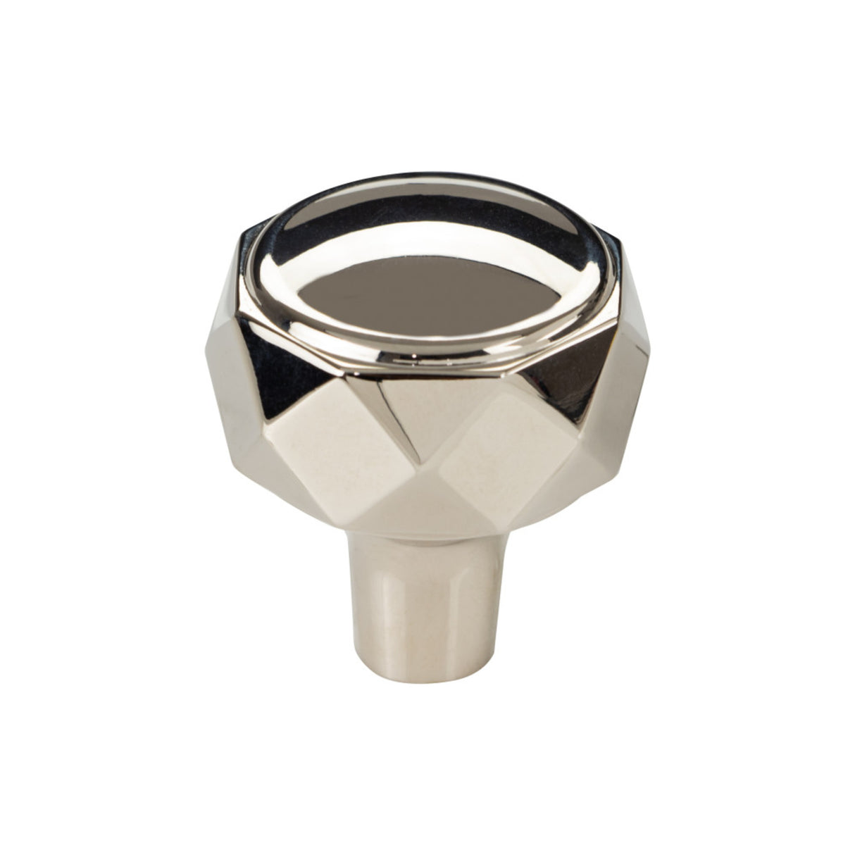 Top Knobs TK3080PN Kingsmill 1 1/4" Diameter Geometric Knob Polished Nickel