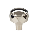 Top Knobs TK3080PN Kingsmill 1 1/4" Diameter Geometric Knob Polished Nickel