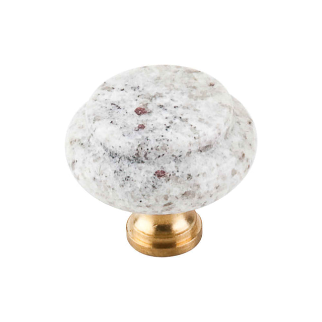 Top Knobs Chateau M130 1 3/8" Diameter Round Knob - Brass
