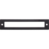 Top Knobs TK925BLK Hollin 5 1/16" Center to Center Pull Backplate Flat Black