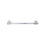 Top Knobs ED8PCB TOP BATH (R) Edwardian Bath Single 26 1/2" Wall Mounted Towel Bar Polished Chrome