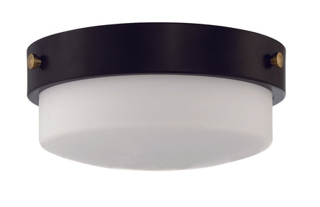 Craftmade X3212-FB flat black flushmount