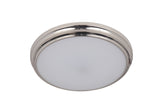 Craftmade X6611-BNK-LED brushed polished nickel led flushmount