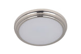 Craftmade X6613-BNK-LED brushed polished nickel led flushmount