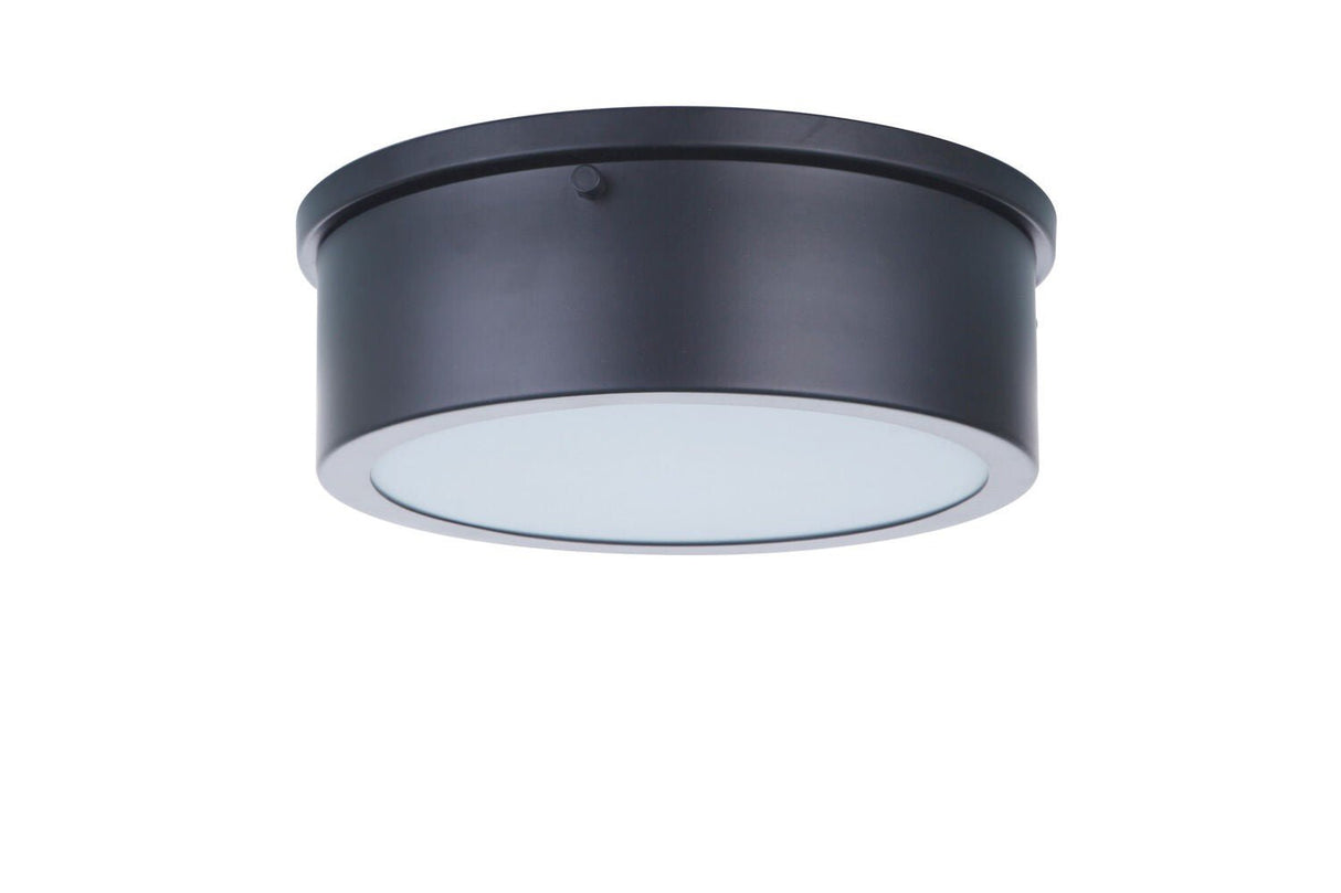 Craftmade X6709-FB-LED flat black flushmount