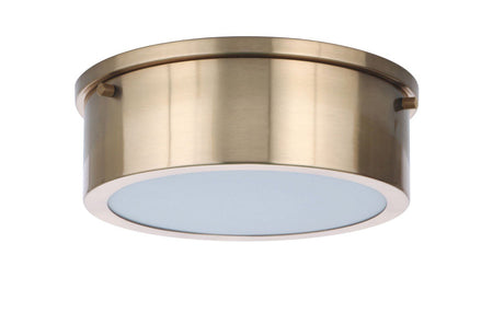 Craftmade X6709-SB-LED satin brass flushmount