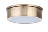 Craftmade X6711-SB-LED satin brass flushmount