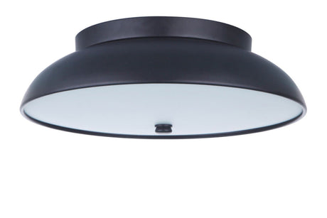 Craftmade X6813-FB-LED flat black flushmount