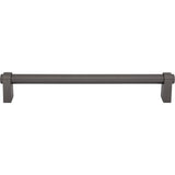 Top Knobs TK3216AG Lawrence 12" Center to Center Appliance Pull Ash Gray