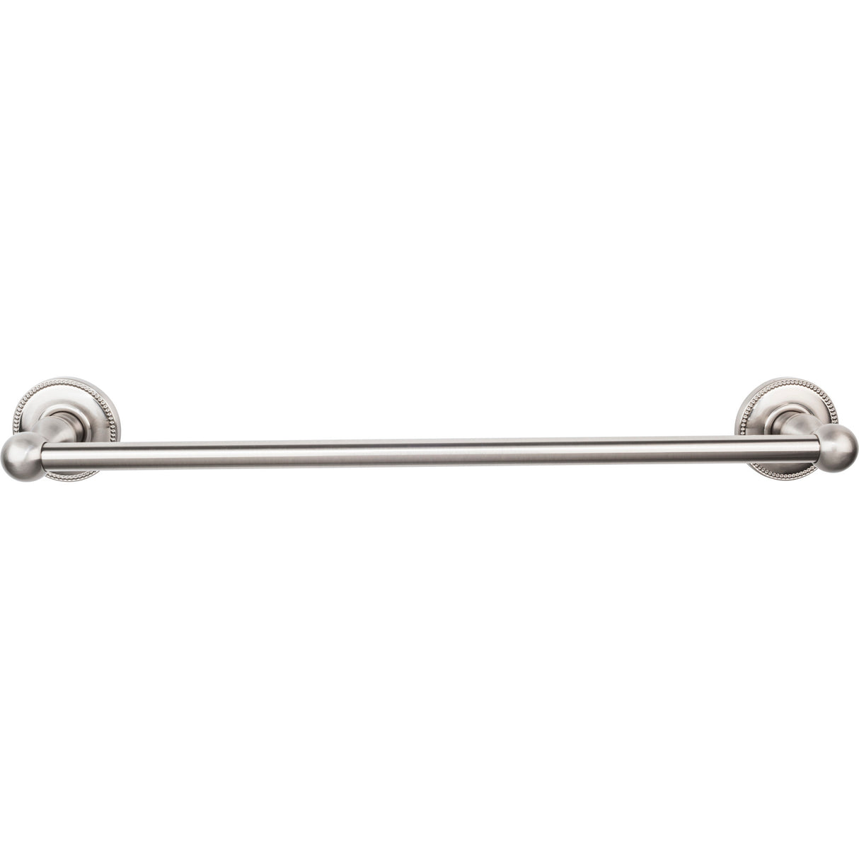 Top Knobs ED6BSNA TOP BATH (R) Edwardian Bath Single 20 1/2" Wall Mounted Towel Bar Brushed Satin Nickel