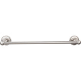 Top Knobs ED6BSNA TOP BATH (R) Edwardian Bath Single 20 1/2" Wall Mounted Towel Bar Brushed Satin Nickel