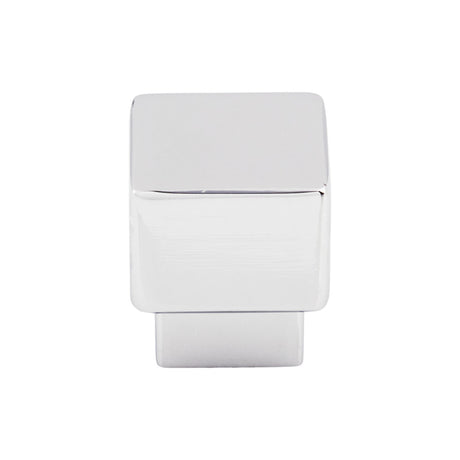 Top Knobs TK32PC Tapered 1" Length Square Knob Polished Chrome
