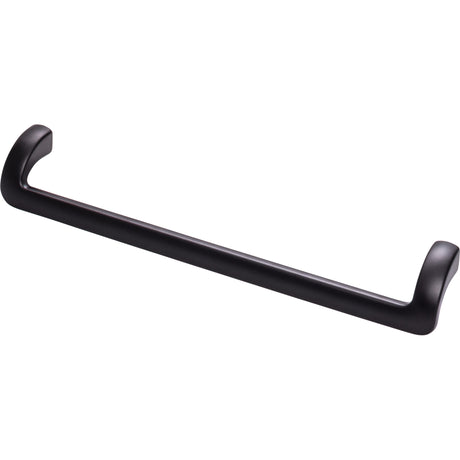 Top Knobs TK954BLK Kentfield 8 13/16" Center to Center Drop Handle Flat Black
