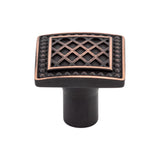 Top Knobs TK174TB Trevi 1 1/4" Length Square Knob Tuscan Bronze