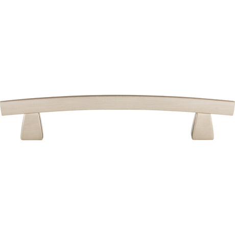 Top Knobs TK4BSN Arched 5" Center to Center Bar Pull Brushed Satin Nickel
