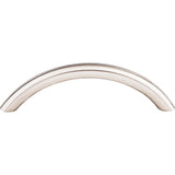 Top Knobs SS14 Solid Bowed 3 3/4" Center to Center Bar Pull Stainless Steel