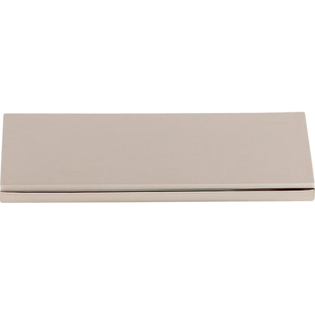 Top Knobs TK502PN Europa 3" Center to Center Finger Pull Polished Nickel