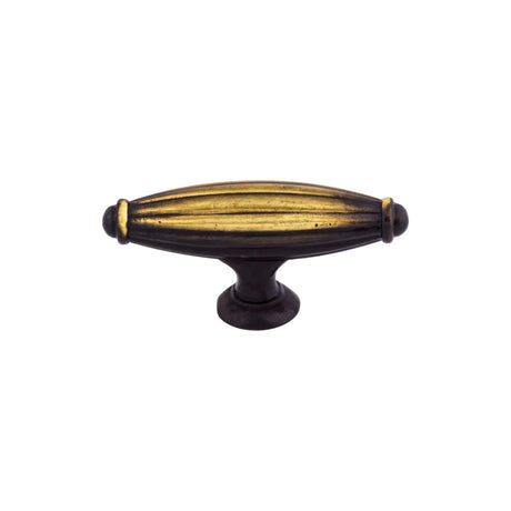 Top Knobs M151 Tuscany 2 5/8" Length Bar Knob Dark Antique Brass