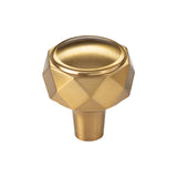 Top Knobs TK3080HB Kingsmill 1 1/4" Diameter Geometric Knob Honey Bronze