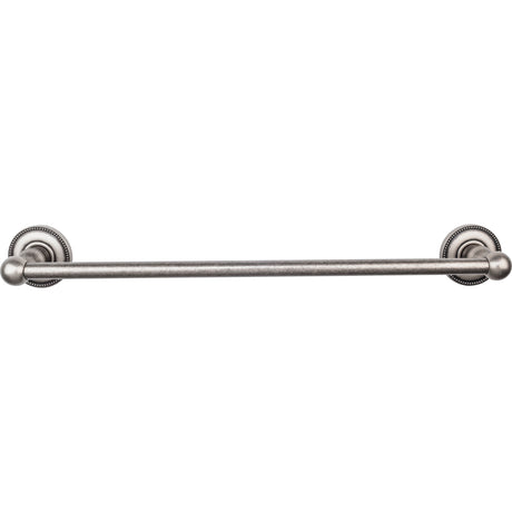 Top Knobs ED6APA TOP BATH (R) Edwardian Bath Single 20 1/2" Wall Mounted Towel Bar Antique Pewter