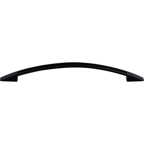 Top Knobs TK621BLK Tango Cut Out 7 1/2" Center to Center Bar Pull Flat Black