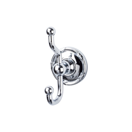 Top Knobs ED2PCE TOP BATH (R) Edwardian Bath 5" Wall Bath Hooks Polished Chrome