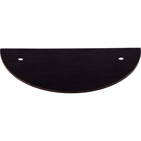 Top Knobs TK54TB Half Circle 3 1/2" Center to Center Pull Backplate Tuscan Bronze