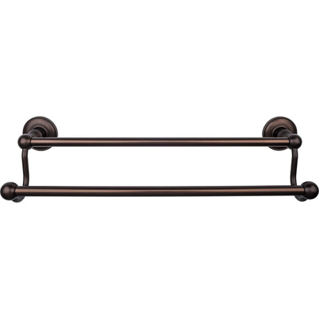 Top Knobs ED7ORBD TOP BATH (R) Edwardian Bath Double 20 1/2" Wall Mounted Towel Bar Oil Rubbed Bronze