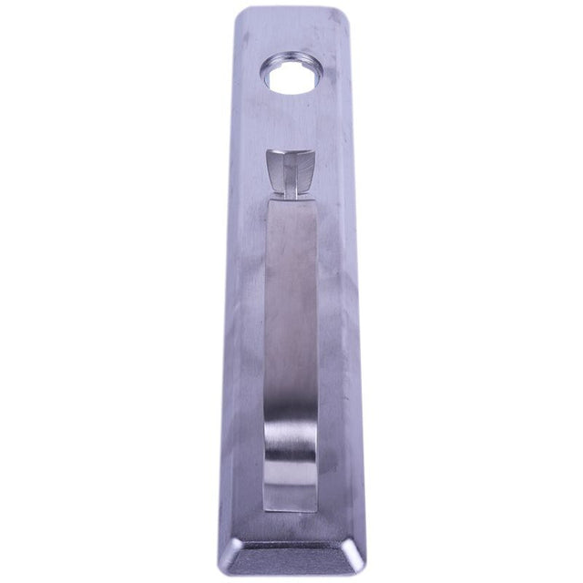 Yale 633F630 satin stainless steel classroom / storeroom exit device trim