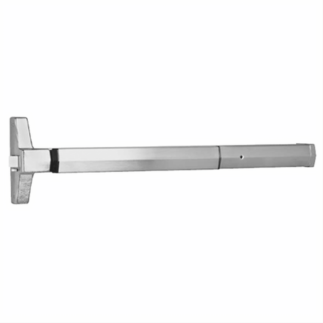 Yale 720036630 3' Narrow Stile Rim Exit Device Exit Only Satin Stainless Steel