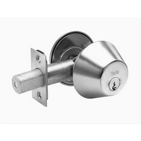 Yale D122626 Grade 1 Double Cylinder Deadbolt with Para Keyway Satin Chrome