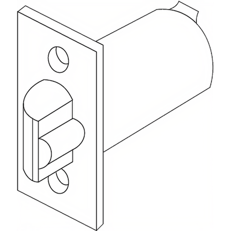 Yale MCD238630 satin stainless steel deadlatch