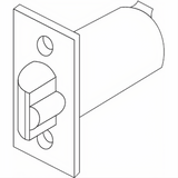 Yale MCD238630 MCD2386 2-3/8 Inch Deadlatch for 4600 Series with Square Corner 1 Inch Face Satin Stainless Steel