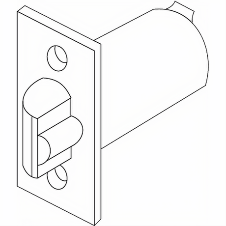 Yale MCD238630 MCD2386 2-3/8 Inch Deadlatch for 4600 Series with Square Corner 1 Inch Face Satin Stainless Steel