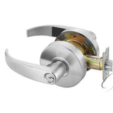 Yale PB4608LN626 satin chrome classroom keyed door lever
