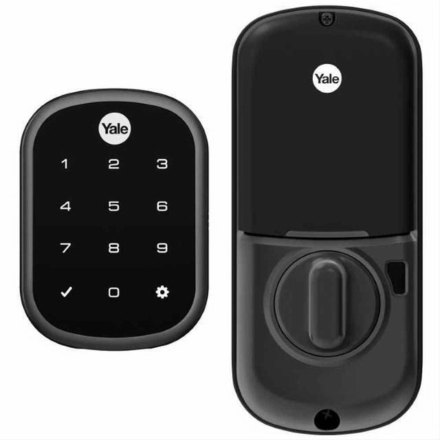 Yale YRD256ZW2BSP YRD256ZW2 Z-Wave Plus Assure Lock SL Touchscreen Deadbolt Black Suede