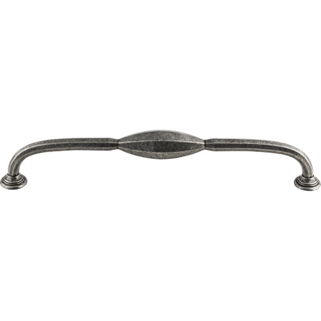 Top Knobs TK233BI Chareau 8 13/16" Center to Center Bar Pull Black Iron