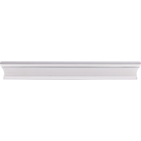 Top Knobs TK555PC Glacier 6" Center to Center Finger Pull Polished Chrome
